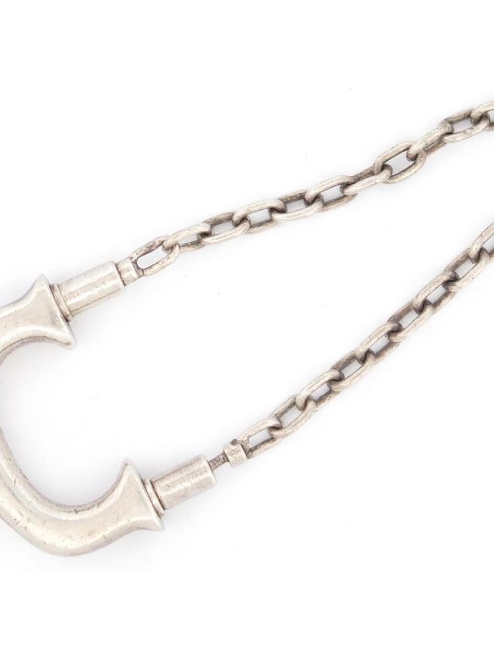 Cartier santos keychain sterling silver